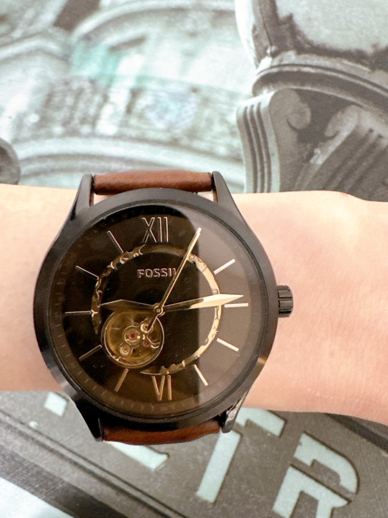 Fossil Bq2651 Fenmore Automatic Brown Leather Watch